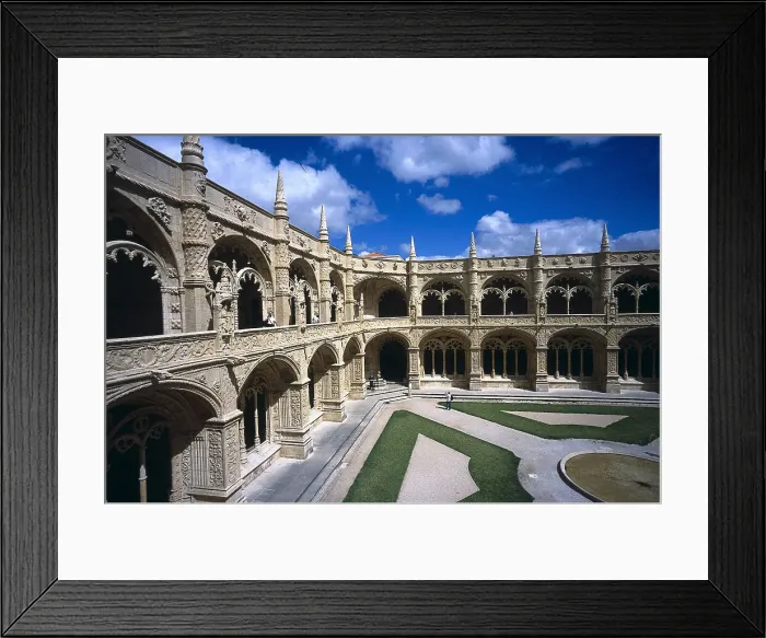 Framed Print : Monastery of the Hieronymites. 1502-1572. PORTUGAL. Lisbon. Monastery of Los Jernimos. Cloister. Manueline style. AISA / Everett Collection**US SALES ONLY** Framed Print : Monastery of the Hieronymites. 1502-1572. PORTUGAL. Lisbon. Monastery of Los Jernimos. Cloister. Manueline style. AISA / Everett Collection**US SALES ONLY**