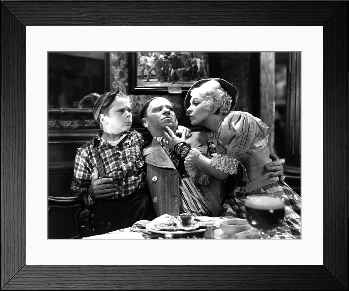 Framed Print : THE BOWERY, Jackie Cooper, Wallace Beery, 1933, TM and Copyright 20th Century Fox Film Corp. All rights reserved