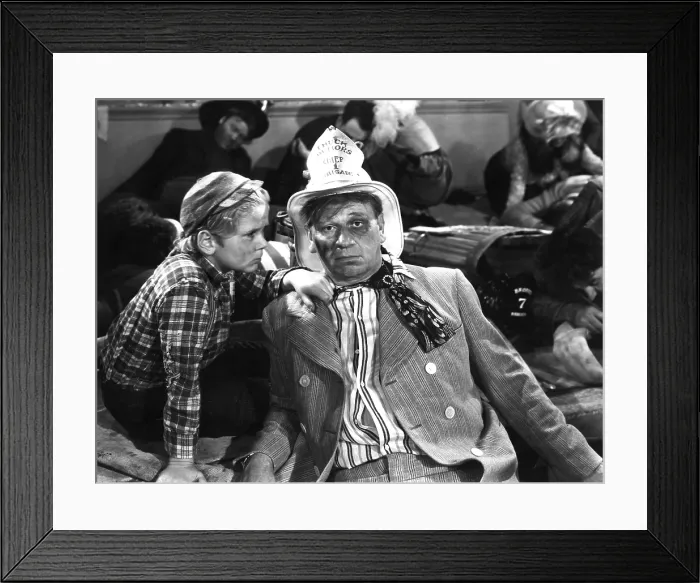 Framed Print : THE BOWERY, Jackie Cooper, Wallace Beery, 1933, TM and Copyright 20th Century Fox Film Corp. All rights reserved Framed Print : THE BOWERY, Jackie Cooper, Wallace Beery, 1933, TM and Copyright 20th Century Fox Film Corp. All rights reserved