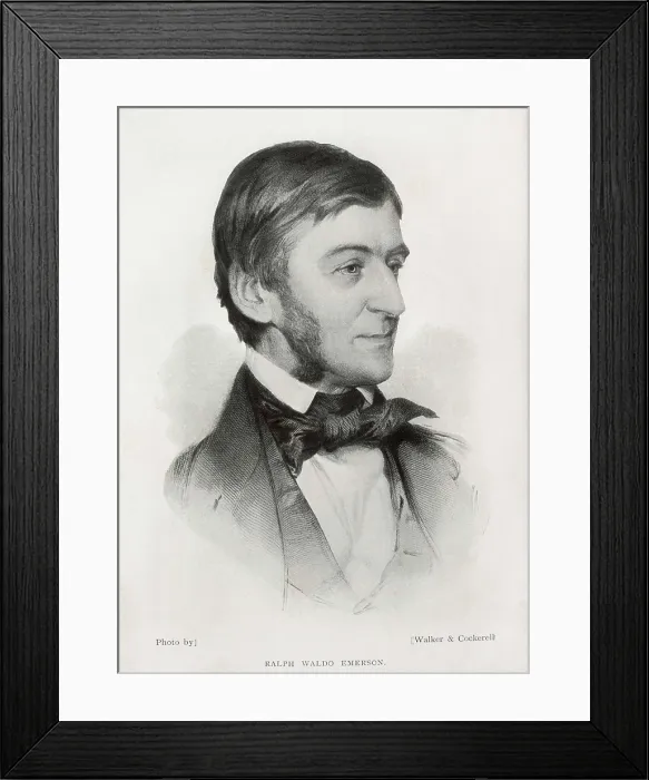 Framed Print : EMERSON, Ralph Waldo (1803-1882). Engraving. SPAIN. Barcelona. Biblioteca de Catalunya (National Library of Catalonia). AISA / Everett Collection**US SALES ONLY** Framed Print : EMERSON, Ralph Waldo (1803-1882). Engraving. SPAIN. Barcelona. Biblioteca de Catalunya (National Library of Catalonia). AISA / Everett Collection**US SALES ONLY**