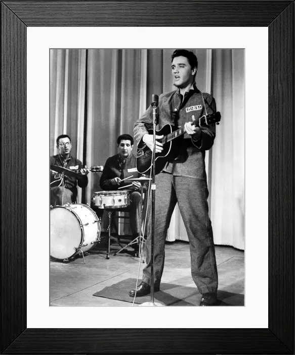 Framed Print : JAILHOUSE ROCK, Elvis Presley, 1957 Framed Print : JAILHOUSE ROCK, Elvis Presley, 1957