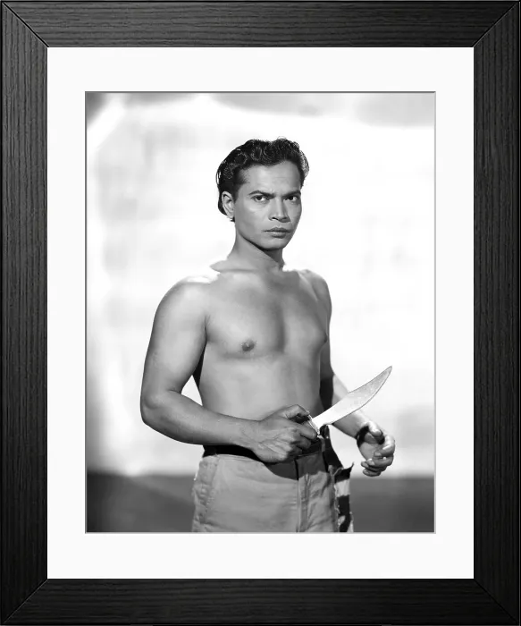 Framed Print : JAGUAR, Sabu, 1956 Framed Print : JAGUAR, Sabu, 1956