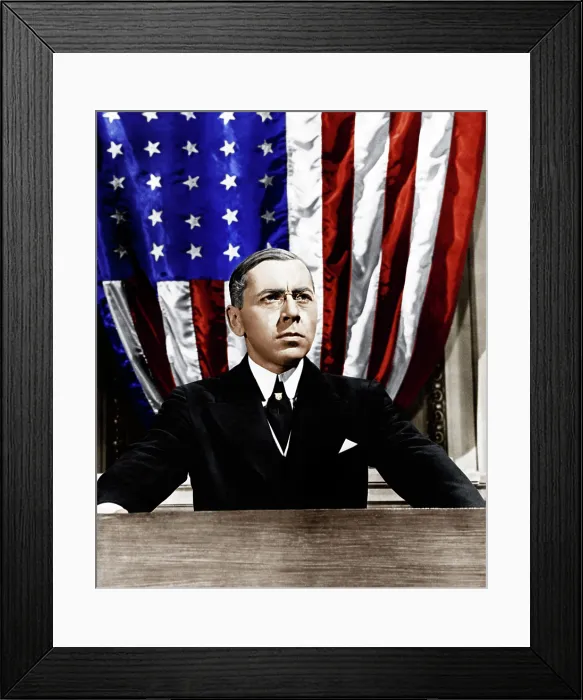 Framed Print : WILSON, Alexander Knox (as President Woodrow Wilson), 1944. 20th Century Fox-Film Corporation, TM & Copyright / Courtesy: Everett Collection Framed Print : WILSON, Alexander Knox (as President Woodrow Wilson), 1944. 20th Century Fox-Film Corporation, TM & Copyright / Courtesy: Everett Collection