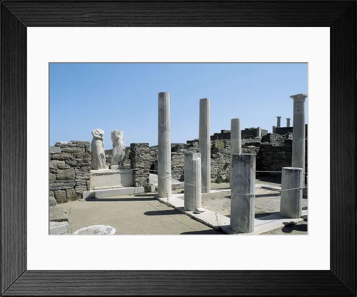 Framed Print : GREECE. SOUTHERN AEGEAN. CYCLADES. Delos. Diadumen house. Architecture. AISA / Everett Collection**US SALES ONLY** Framed Print : GREECE. SOUTHERN AEGEAN. CYCLADES. Delos. Diadumen house. Architecture. AISA / Everett Collection**US SALES ONLY**