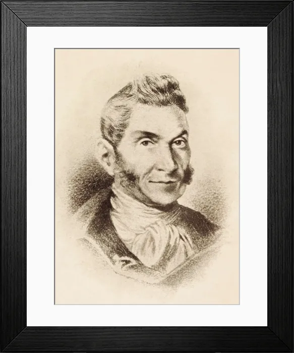 Framed Print : GALLARDO BLANCO, Bartolom Jos (1776-1852). Litography. SPAIN. Madrid. National Library. AISA / Everett Collection**US SALES ONLY**