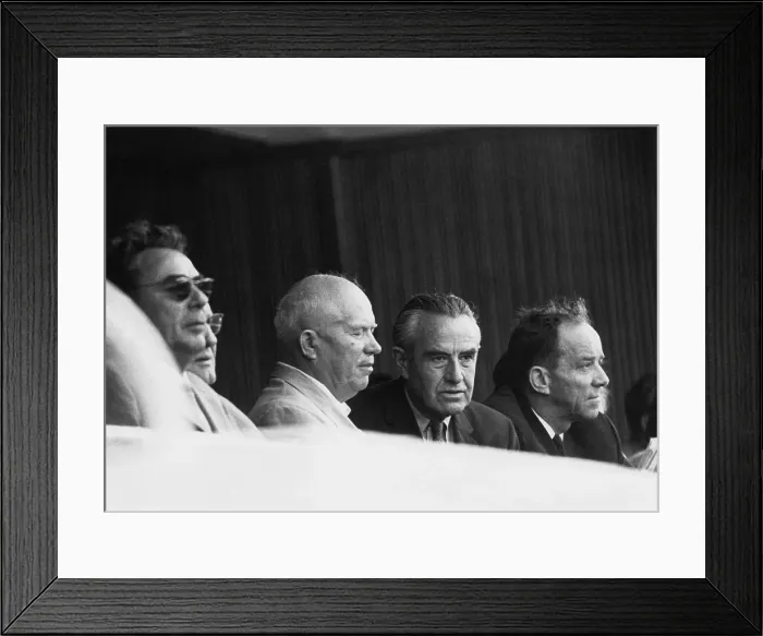 Framed Print : Nuclear Test Ban Treaty talks underway, July 21, 1963