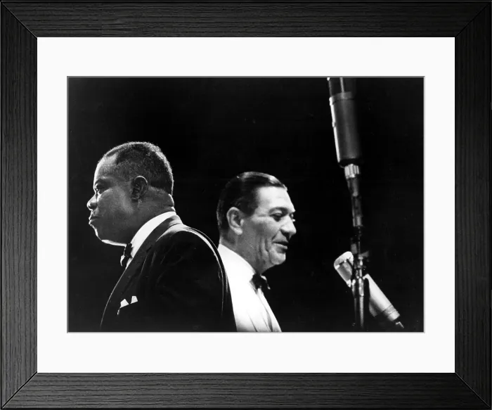 Framed Print : JAZZ ON A SUMMER'S DAY, Louis Armstrong, Jack Teagarden, 1960 Framed Print : JAZZ ON A SUMMER'S DAY, Louis Armstrong, Jack Teagarden, 1960