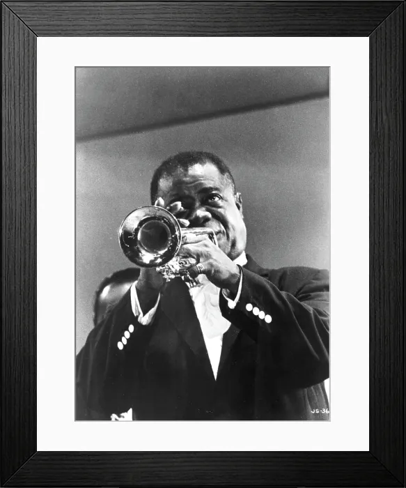 Framed Print : JAZZ ON A SUMMER'S DAY, Louis Armstrong, 1960