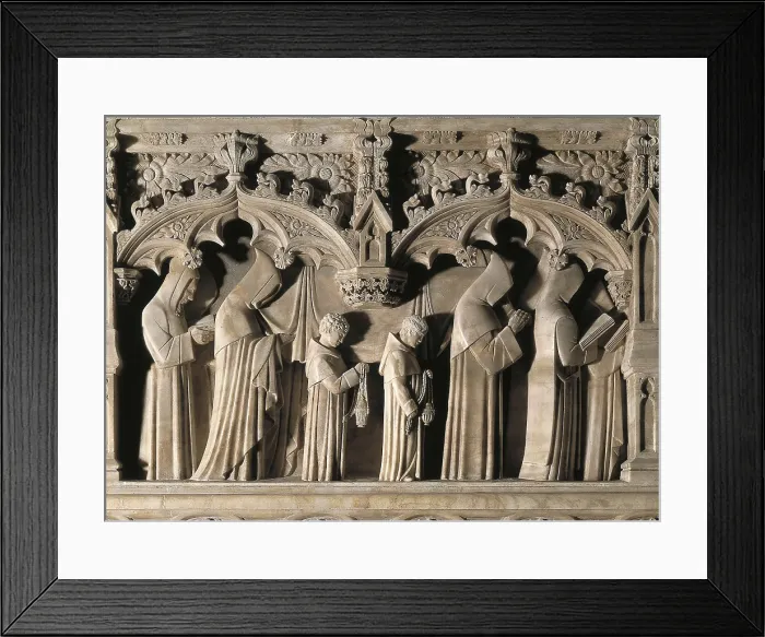 Framed Print : SPAIN. Vimbod. Monastery of Poblet
