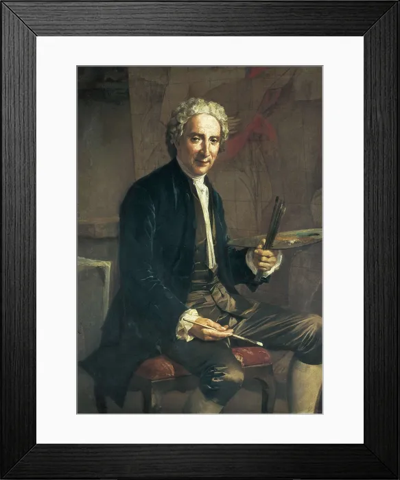 Framed Print : VILADOMAT i MANALT, Antoni (1678-1755). Oil on canvas. SPAIN. Barcelona. Gallery of Famous Catalans. Requesens Palace. AISA / Everett Collection**US SALES ONLY**