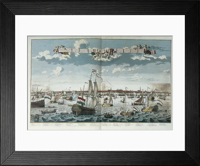 Framed Print : Harbour of Amsterdam in 17th c. Engraving. FRANCE. Paris. National Library. AISA / Everett Collection**US SALES ONLY** Framed Print : Harbour of Amsterdam in 17th c. Engraving. FRANCE. Paris. National Library. AISA / Everett Collection**US SALES ONLY**