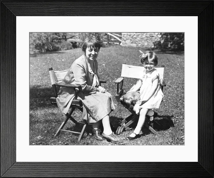 Framed Print : Anna Held Jr. was the name assumed by Liane Carrera, the daughter of actress Anna Held. She was born in 1895, during Held's marriage to Uruguayan playboy Maximo Carrera