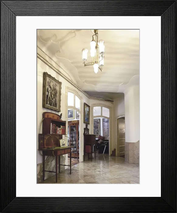 Framed Print : GAUDI i CORNET, Antoni (1852-1926). Mil House or La Pedrera. 1906-1910. SPAIN. Barcelona. Mil House or 'The Quarry'. House. Modernism. Architecture