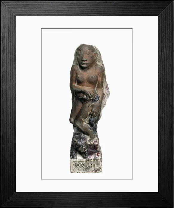Framed Print : GAUGUIN, Paul (1848-1903). Oviri (Wild). 1894. Symbolism. Pont-Aven school. Ceramics. FRANCE. Paris. Muse d'Orsay (Orsay Museum). AISA / Everett Collection**US SALES ONLY** Framed Print : GAUGUIN, Paul (1848-1903). Oviri (Wild). 1894. Symbolism. Pont-Aven school. Ceramics. FRANCE. Paris. Muse d'Orsay (Orsay Museum). AISA / Everett Collection**US SALES ONLY**