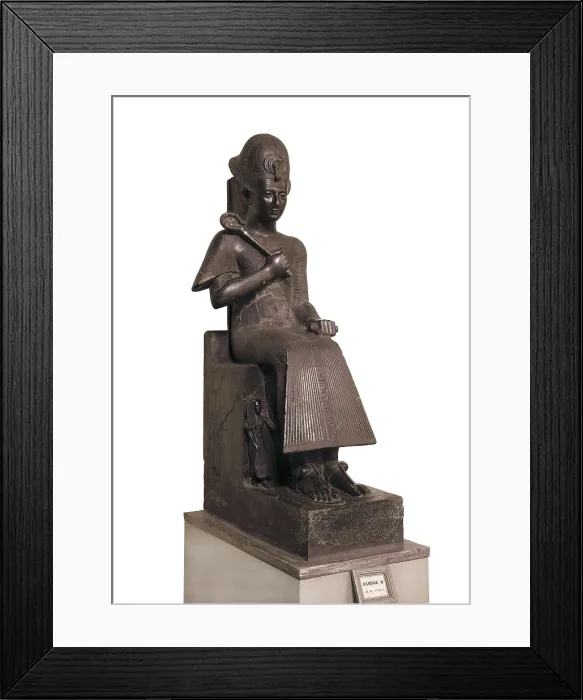 Framed Print : Statuette of Ramses II. 13th c. BC. 19th Dynasty. Egyptian art. New Kingdom. Sculpture on rock. ITALY. Turin. Egyptian Museum of Turin. AISA / Everett Collection**US SALES ONLY** Framed Print : Statuette of Ramses II. 13th c. BC. 19th Dynasty. Egyptian art. New Kingdom. Sculpture on rock. ITALY. Turin. Egyptian Museum of Turin. AISA / Everett Collection**US SALES ONLY**