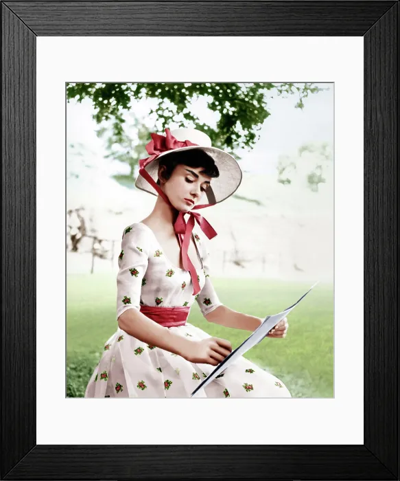 Framed Print : WAR AND PEACE, Audrey Hepburn, 1956