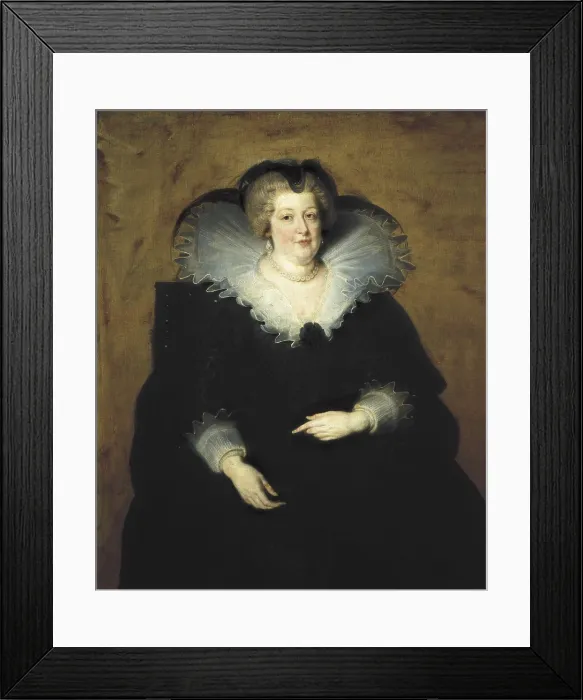 Framed Print : RUBENS, Peter Paul (1577-1640). Portrait of Marie de Medici. 1622. Baroque art. ; Flemish art. Oil on canvas. SPAIN. Madrid. Prado Museum. AISA / Everett Collection**US SALES ONLY**