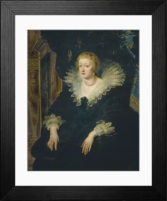 Framed Print : RUBENS, Peter Paul (1577-1640). Anne of Austria. 1630s. Baroque art. ; Flemish art. Oil on canvas. SPAIN. Madrid. Prado Museum. AISA / Everett Collection**US SALES ONLY**