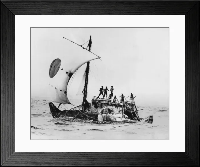 Framed Print : RA II arrived at Bridgetown Barbados on July 12, 1970