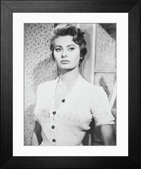 Framed Print : Sophia Loren, 1950s Framed Print : Sophia Loren, 1950s