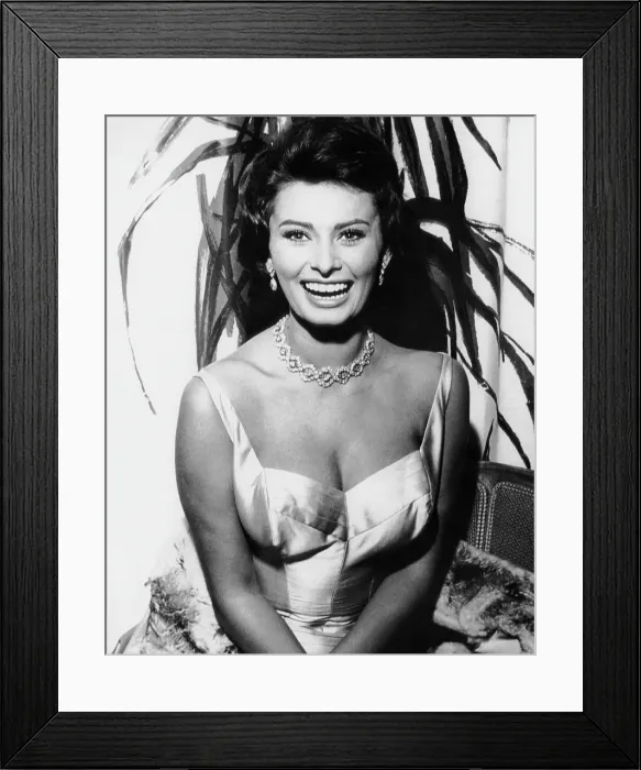 Framed Print : Sophia Loren, ca. late 1950s