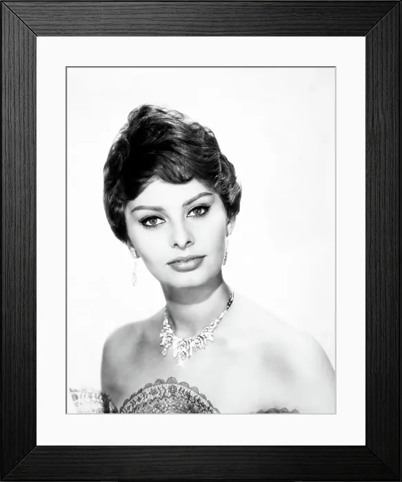 Framed Print : Sophia Loren, ca. late 1950s