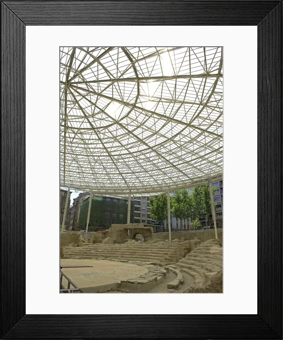 Framed Print : SPAIN. Zaragoza. Roman theatre. AISA / Everett Collection**US SALES ONLY**