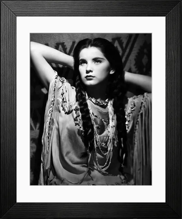 Framed Print : BROKEN ARROW, Debra Paget, 1950. TM & copyright 20th Century Fox Film Corp. All rights reserved / courtesy Everett Collection Framed Print : BROKEN ARROW, Debra Paget, 1950. TM & copyright 20th Century Fox Film Corp. All rights reserved / courtesy Everett Collection