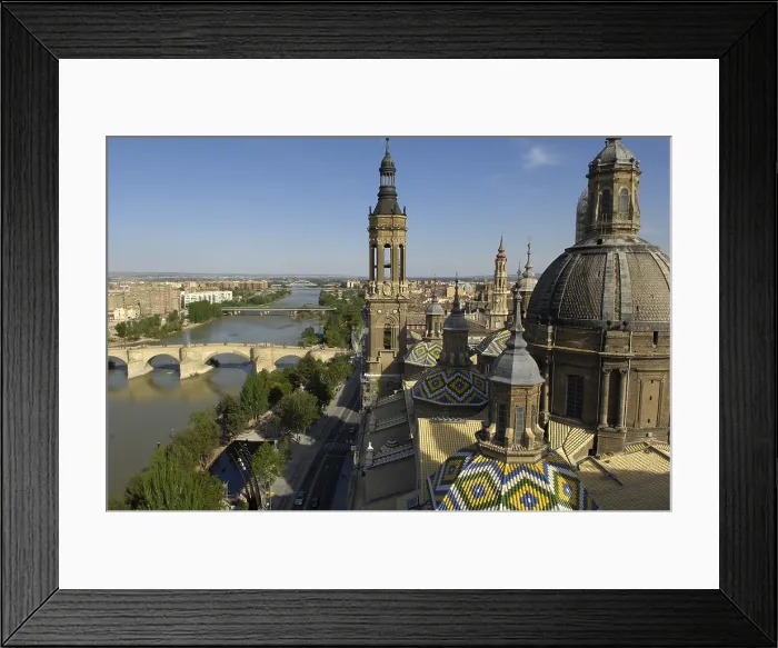 Framed Print : RODRIGUEZ, Ventura (1717-1785); HERRERA, Francisco de, called 'el Mozo' (1622-1685). Baslica de Nuestra Seora del Pilar (Basilica of Our Lady of the Pillar). SPAIN