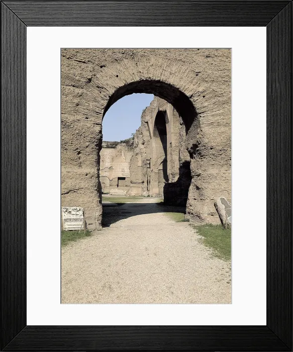 Framed Print : ITALY. LAZIO. Rome. Baths of Caracalla. The Baths of Caracalla (c. 217). Roman art. Late Empire. Architecture. AISA / Everett Collection**US SALES ONLY** Framed Print : ITALY. LAZIO. Rome. Baths of Caracalla. The Baths of Caracalla (c. 217). Roman art. Late Empire. Architecture. AISA / Everett Collection**US SALES ONLY**