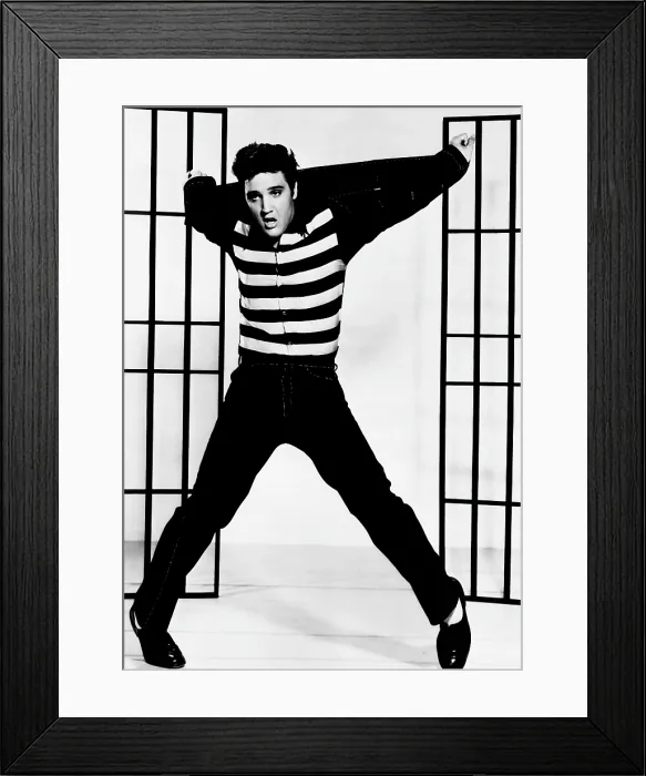 Framed Print : JAILHOUSE ROCK, Elvis Presley, 1957 Framed Print : JAILHOUSE ROCK, Elvis Presley, 1957