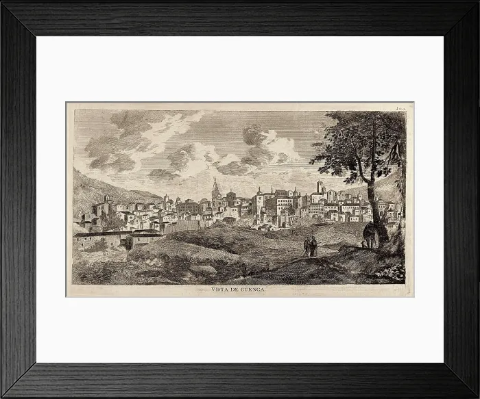 Framed Print : Picture of the work 'Viage por Espaa' (1774) by Antonio Ponz. Etching. SPAIN. Madrid. Instituto Geolgico y Minero de Espaa. AISA / Everett Collection**US SALES ONLY**