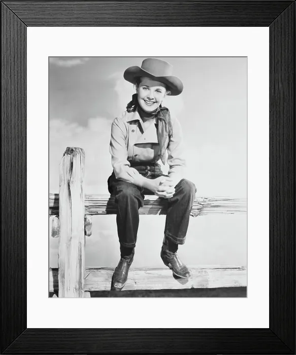 Framed Print : BRANDED, Mona Freeman, 1950 Framed Print : BRANDED, Mona Freeman, 1950
