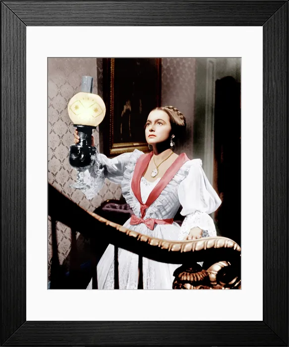 Framed Print : THE HEIRESS, Olivia de Havilland, 1949 Framed Print : THE HEIRESS, Olivia de Havilland, 1949