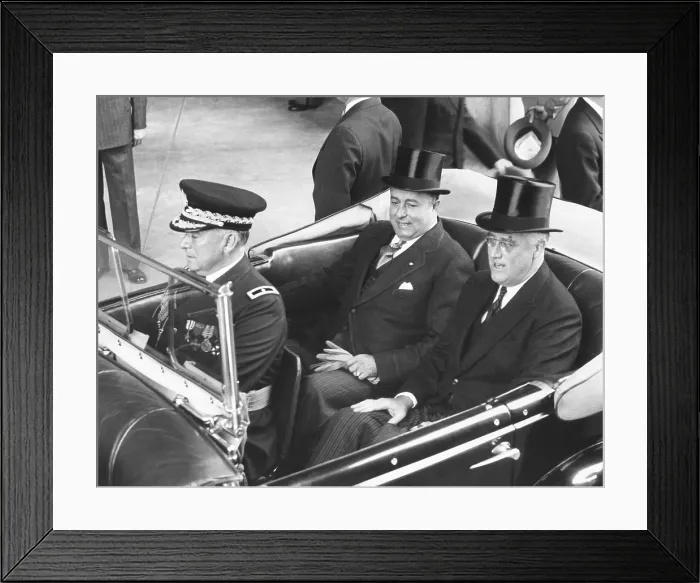 Framed Print : President Franklin Roosevelt with President Anastasio Somoza of Nicaragua. Washington, D.C. May 5, 1939. (CSU_2015_11_1427)