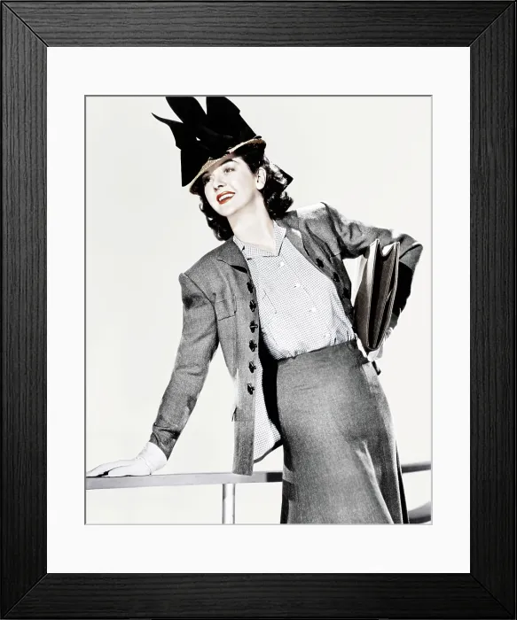 Framed Print : HIS GIRL FRIDAY, Rosalind Russell, 1940