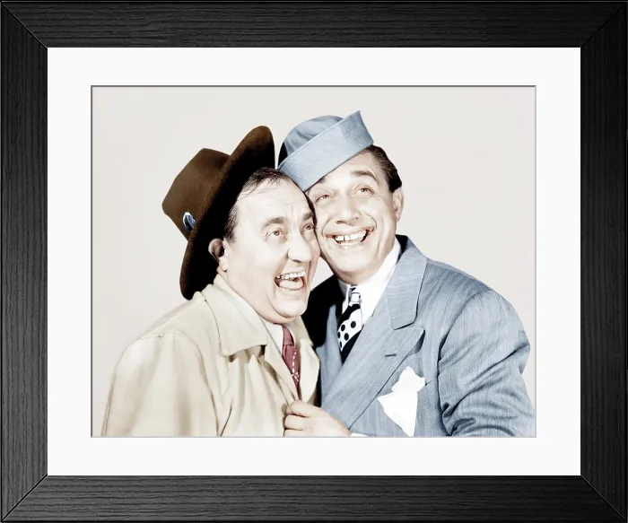 Framed Print : HELLZAPOPPIN, from left: Chic Johnson, Ole Olsen, (aka Olsen & Johnson), 1941