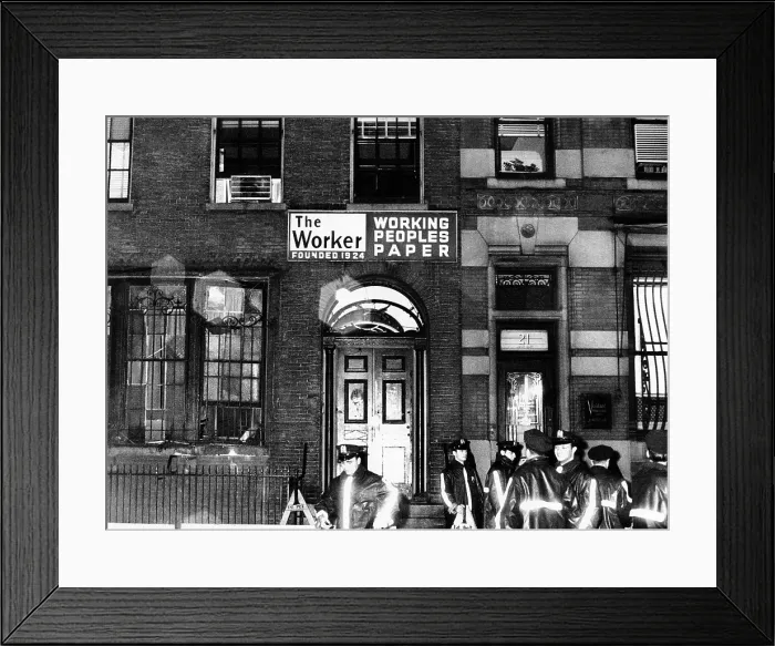 Framed Print : Communist Party Headquarters in New York City Framed Print : Communist Party Headquarters in New York City