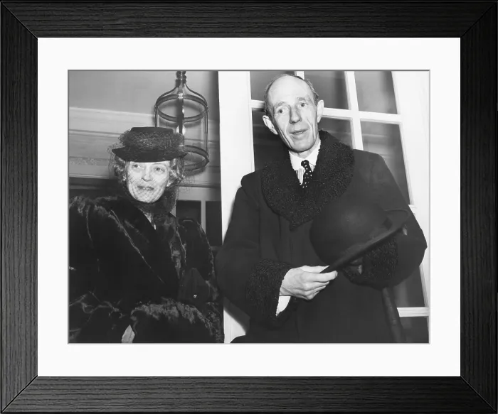 Framed Print : Wendell Willkie and British Amb. Lord Halifax at the White House Correspondents Association Banquet. March 16, 1941