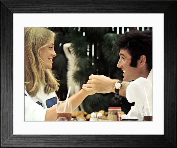 Framed Print : THE HEARTBREAK KID, Cybill Shepherd, Charles Grodin, 1972 Framed Print : THE HEARTBREAK KID, Cybill Shepherd, Charles Grodin, 1972