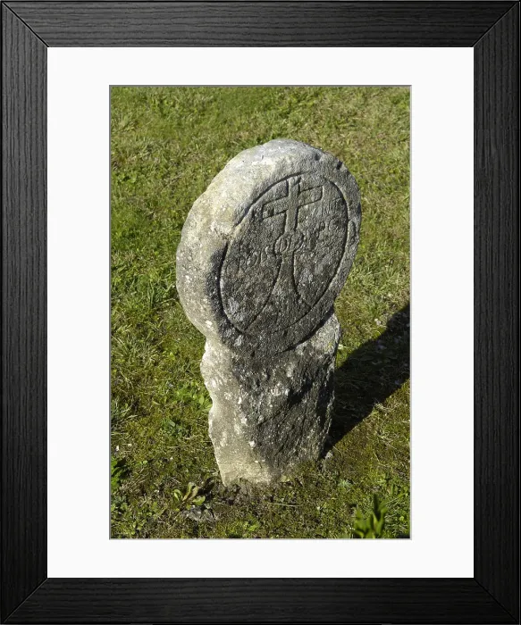 Framed Print : FRANCE. Stonegrave in the cemetery. AISA / Everett Collection**US SALES ONLY**