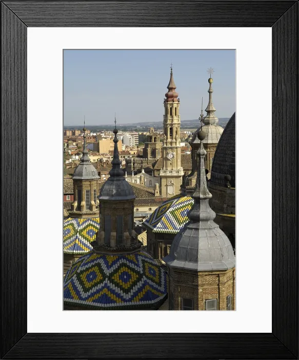 Framed Print : RODRIGUEZ, Ventura (1717-1785); HERRERA, Francisco de, called 'el Mozo' (1622-1685). Baslica de Nuestra Seora del Pilar (Basilica of Our Lady of the Pillar). SPAIN