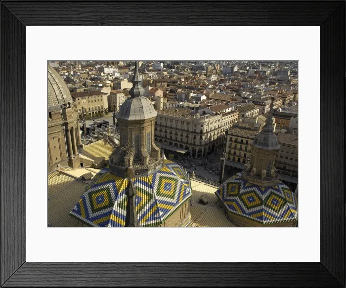 Framed Print : RODRIGUEZ, Ventura (1717-1785); HERRERA, Francisco de, called 'el Mozo' (1622-1685). Baslica de Nuestra Seora del Pilar (Basilica of Our Lady of the Pillar). SPAIN