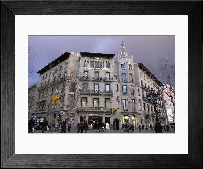 Framed Print : SAGNIER VILLAVECCHIA, Enric (1858-1931). Pascual i Pons House. 1890 - 1891. SPAIN. Barcelona. Passeig de Gracia Avenue, 2-4. Modernism. Architecture Framed Print : SAGNIER VILLAVECCHIA, Enric (1858-1931). Pascual i Pons House. 1890 - 1891. SPAIN. Barcelona. Passeig de Gracia Avenue, 2-4. Modernism. Architecture
