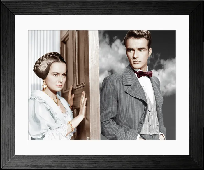 Framed Print : THE HEIRESS, from left: Olivia de Havilland, Montgomery Clift, 1949