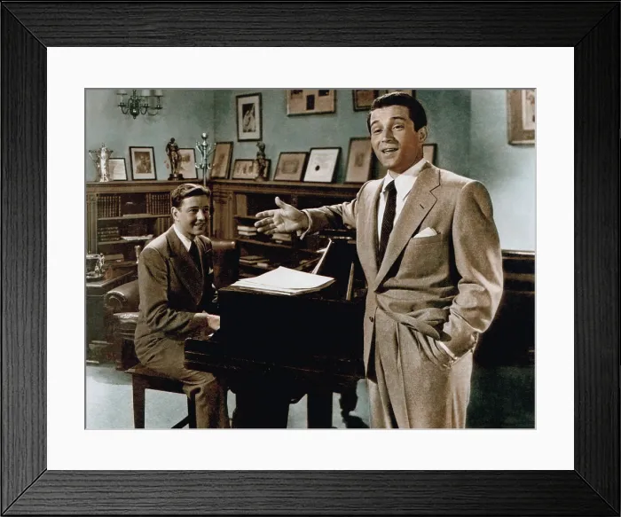 Framed Print : WORDS AND MUSIC, from left, Tom Drake, Perry Como, 1948