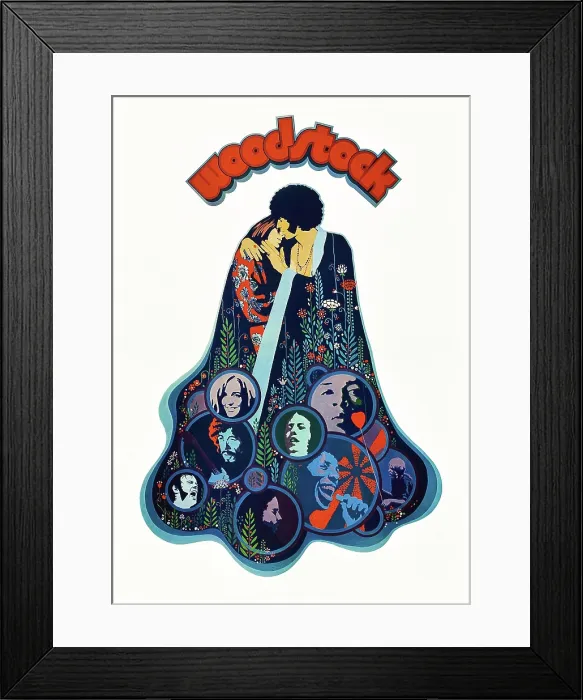 Framed Print : WOODSTOCK, poster, 1970