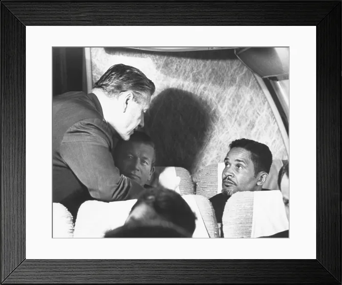 Framed Print : New York State politicians flying to Martin Luther King's Jr. funeral on April 9, 1968 Framed Print : New York State politicians flying to Martin Luther King's Jr. funeral on April 9, 1968