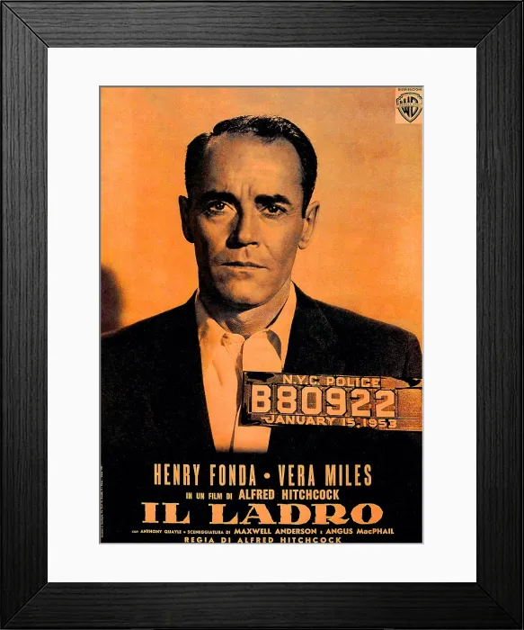 Framed Print : THE WRONG MAN, (aka IL LADRO), Henry Fonda, 1956 Framed Print : THE WRONG MAN, (aka IL LADRO), Henry Fonda, 1956