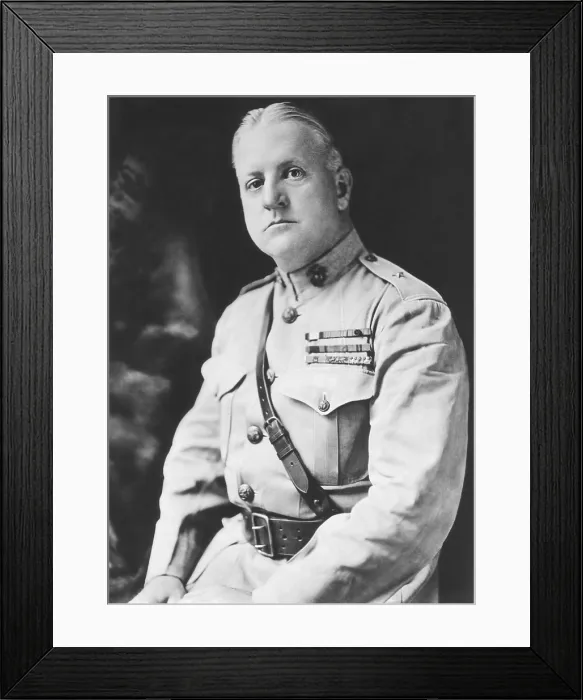 Framed Print : Brigadier General Harry Lee as Military Governor of Santo Domingo, April 18, 1923